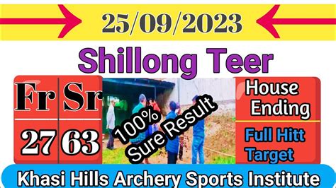 today shillong teer house ending.